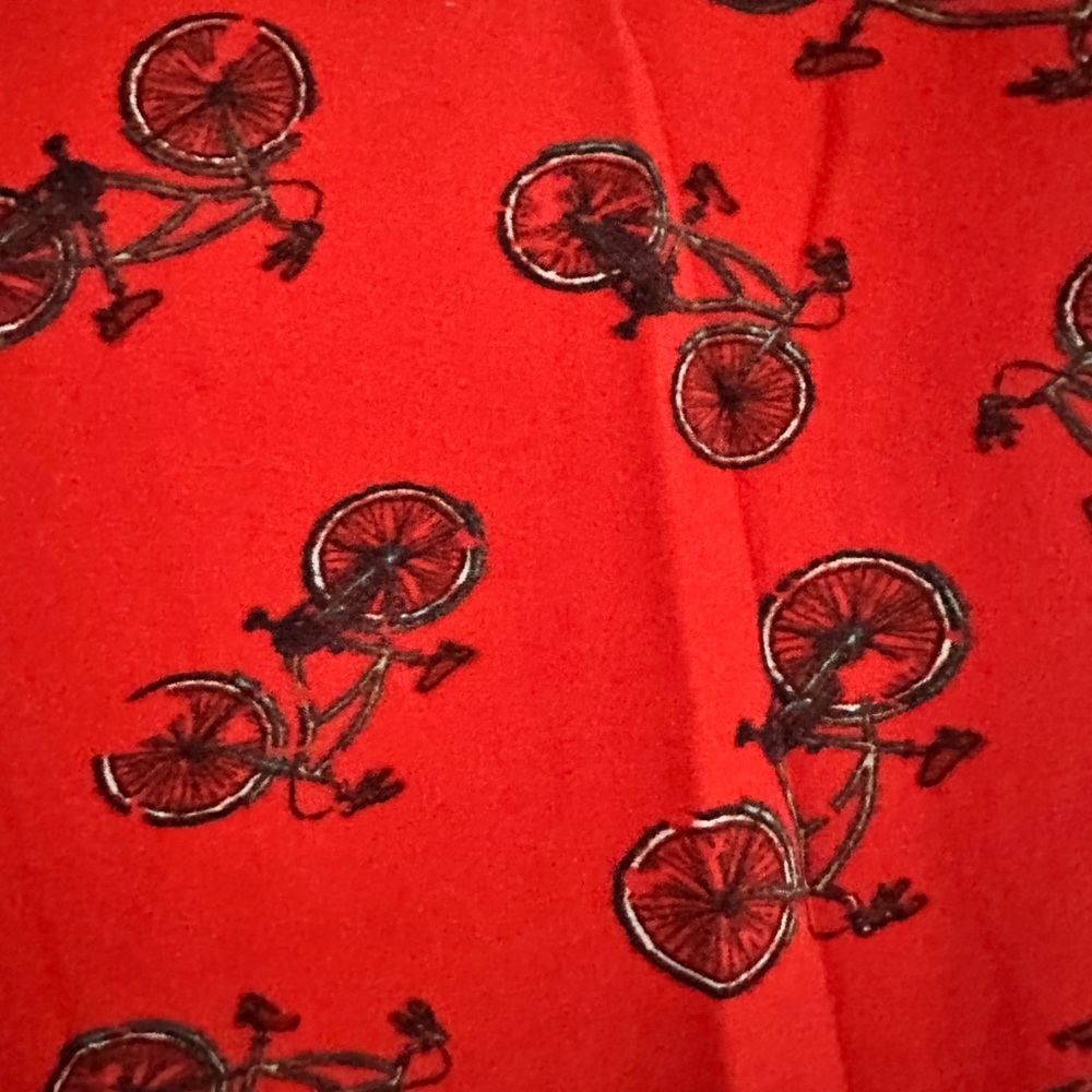 LuLaRoe Red Bicycle Leggings